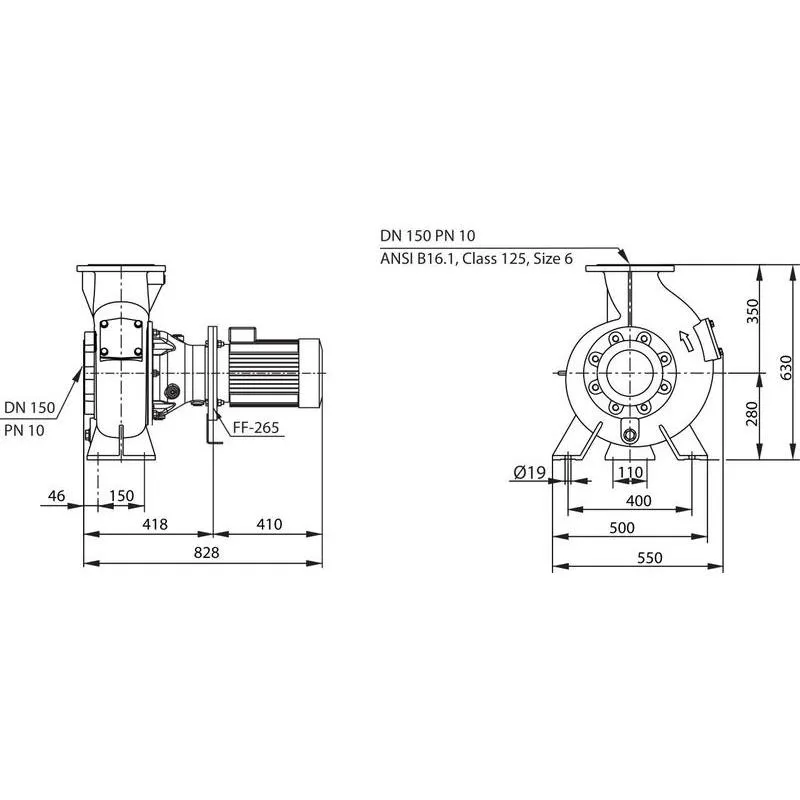 Насос Wilo REXA BLOC RE15.84D‐245DAH132L6 (арт. 6085276) Насос Wilo REXA BLOC RE15.84D‐275DAH160L6 (арт. 6085275) — изображение 2