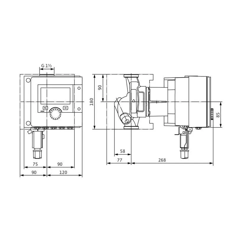 Насос Wilo STRATOS MAXO-Z 25/0,5-12 PN10 (арт. 2164668) Насос Wilo STRATOS MAXO-Z 40/0,5-8 PN6/10 (арт. 2164674) — изображение 2