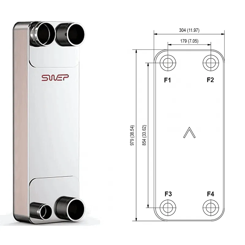 Теплообменник Swep B500T Теплообменник Swep B500T — изображение 2
