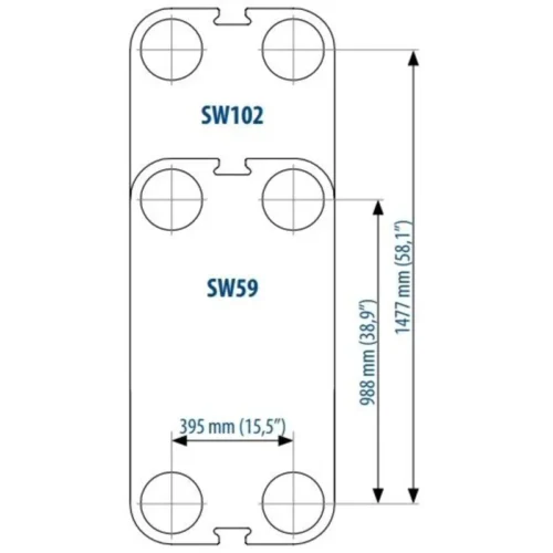 Теплообменник Sondex SW102