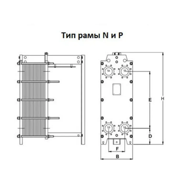 Теплообменник TRANTER GC-009 P/PI Теплообменник TRANTER GX-085N/P — изображение 2