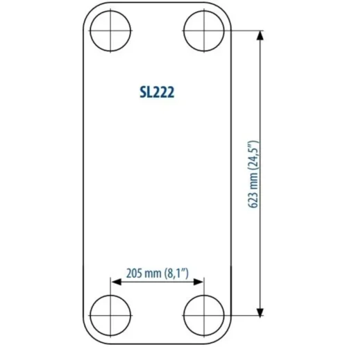Теплообменник Sondex SL222 Теплообменник Sondex SL222