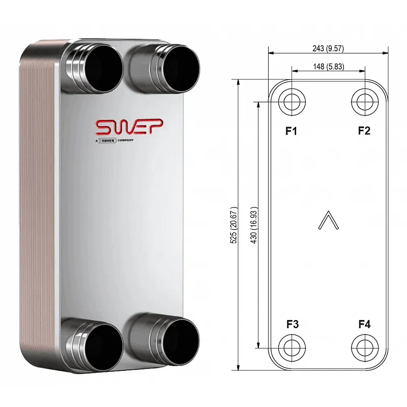 Теплообменник Swep B56 Теплообменник Swep B56 — изображение 2