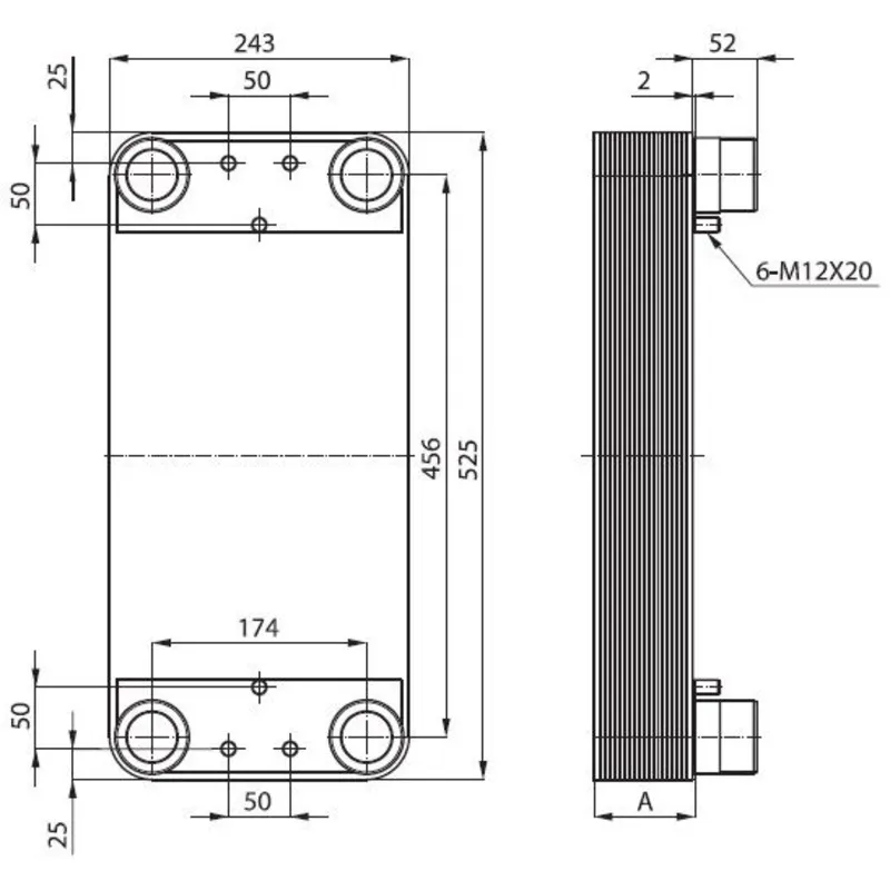 Теплообменник Danfoss XB 61 Теплообменник Danfoss XB 61 — изображение 2