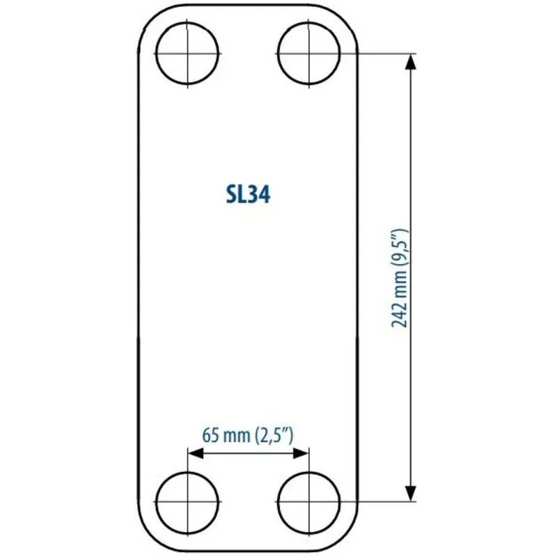 Теплообменник Sondex SL34 Теплообменник Sondex SL34 — изображение 2