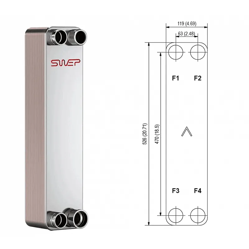 Теплообменник Swep B28 Теплообменник Swep B28 — изображение 2