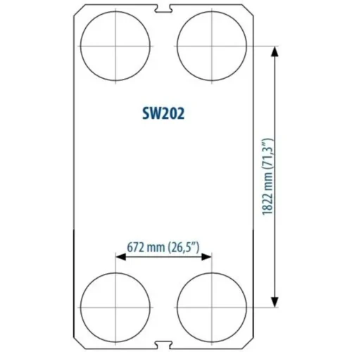 Теплообменник Sondex SW202 Теплообменник Sondex SW202