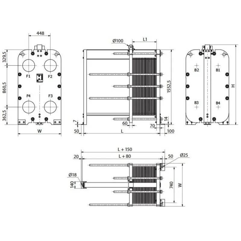 Теплообменник Sondex S67 Теплообменник Sondex S67 — изображение 2