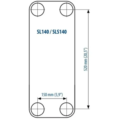 Теплообменник пластинчатый паяный Sondex SL140 / SLS140