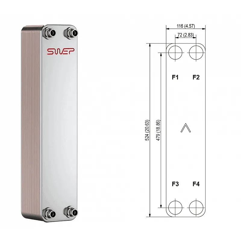 Теплообменник Swep B25 Теплообменник Swep B25 — изображение 2