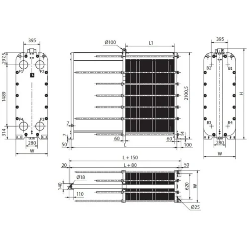 Теплообменник Sondex S100 (S100AD / S100TY)