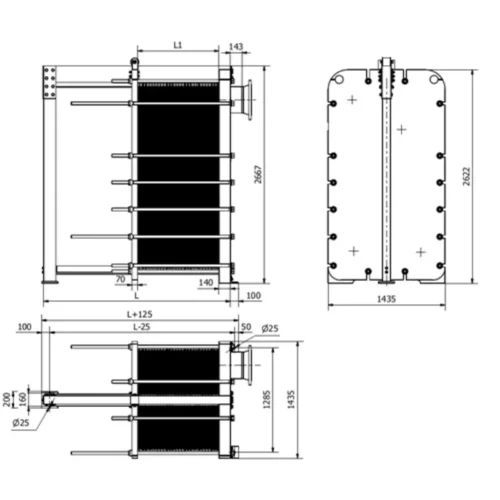 Теплообменник Sondex SW136