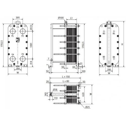 Теплообменник Sondex S65