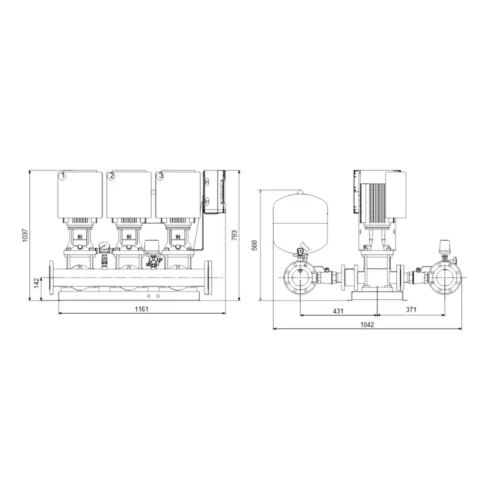 Насосная станция Grundfos HYDRO MULTI-E 3 CRE10-9 (арт. 99133045) 3 1 407 018 ₽ 99133045 8b29eb0d0322ba181d05c03663362274 s800x0