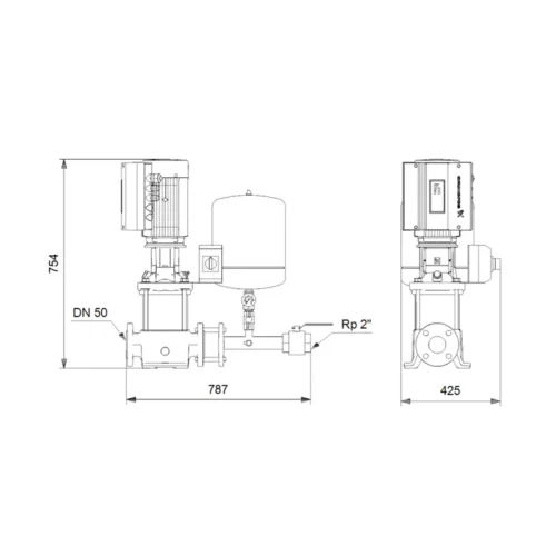 Насосная станция Grundfos HYDRO SOLO E CRE 15-2 HQQE (арт. 99150625) Насосная станция Grundfos HYDRO SOLO E CRE 15-2 HQQE (арт. 99150625)