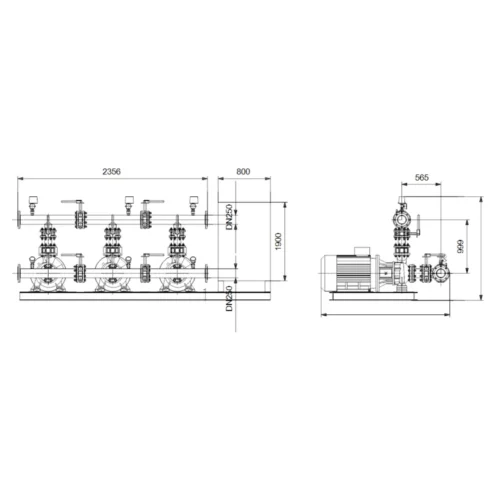 Насосная станция Grundfos HYDRO MX 2/1 NB 80-200/171 (арт. 98783395) Насосная станция Grundfos HYDRO MX 2/1 NB 80-200/171 (арт. 98783395)