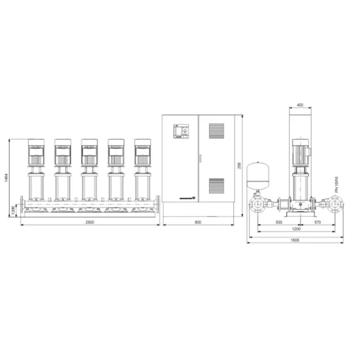 Насосная станция Grundfos HYDRO MPC-S 5 CR 90-3-2 (арт. 95044936) 3 5 949 519 ₽ 95044936 bcc35fcd92f7649e29b2dc152dd0f951 s800x0