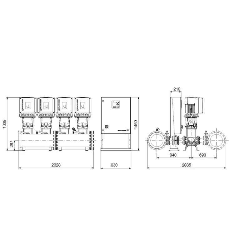 Насосная станция Grundfos HYDRO MPC-E 4 CRE95-1 (арт. 99525631) Насосная станция Grundfos HYDRO MPC-E 4 CRE95-1 (арт. 99525631) — изображение 5